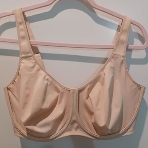 NWOT DELIMIRA #W707 38F BEIGE UNDERWIRE BRA--PERFECT CONDITION!